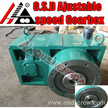 China adjustable speed gearbox for single screw extruder